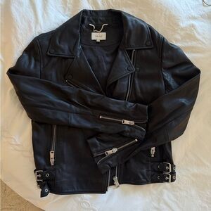 Reiss Moto Leather Jacket